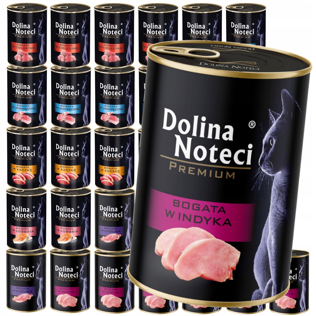 Dolina Noteci Premium 32x400g Mokra Karma Dla Kota Mix 6 Smaków
