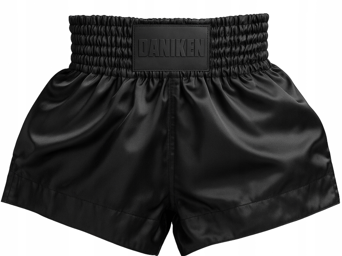 Spodenki Muay Thai Kickboxing XXL Daniken czarne
