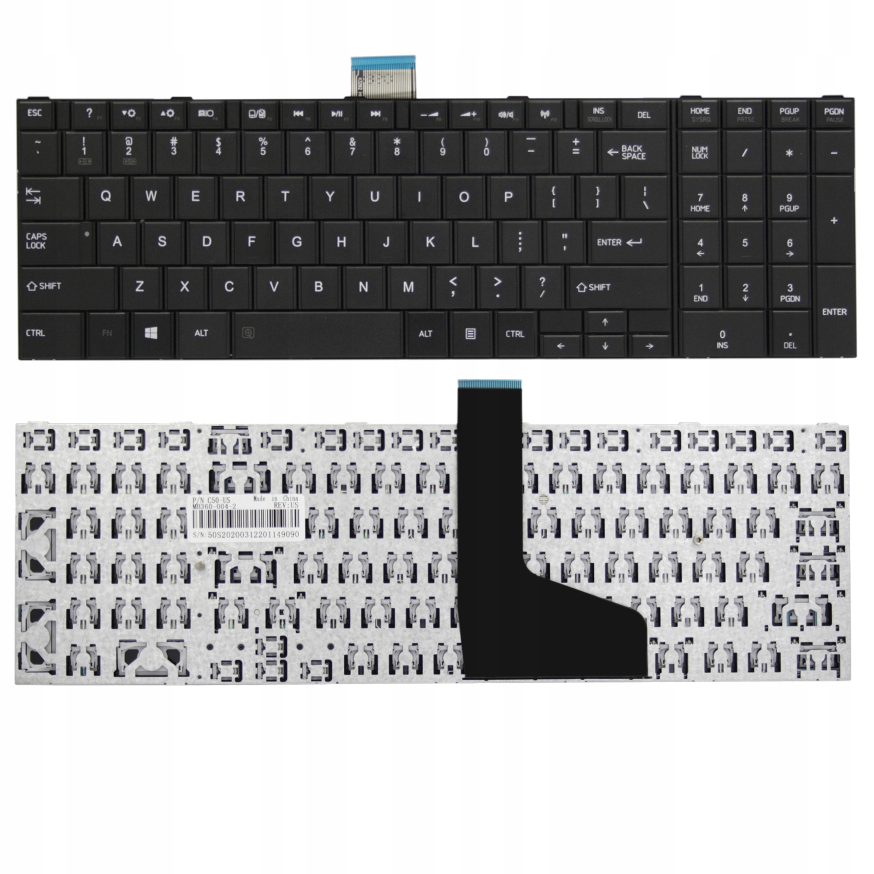 

Klawiatura Do Toshiba Satellite C50 C55D C55-A-1H9
