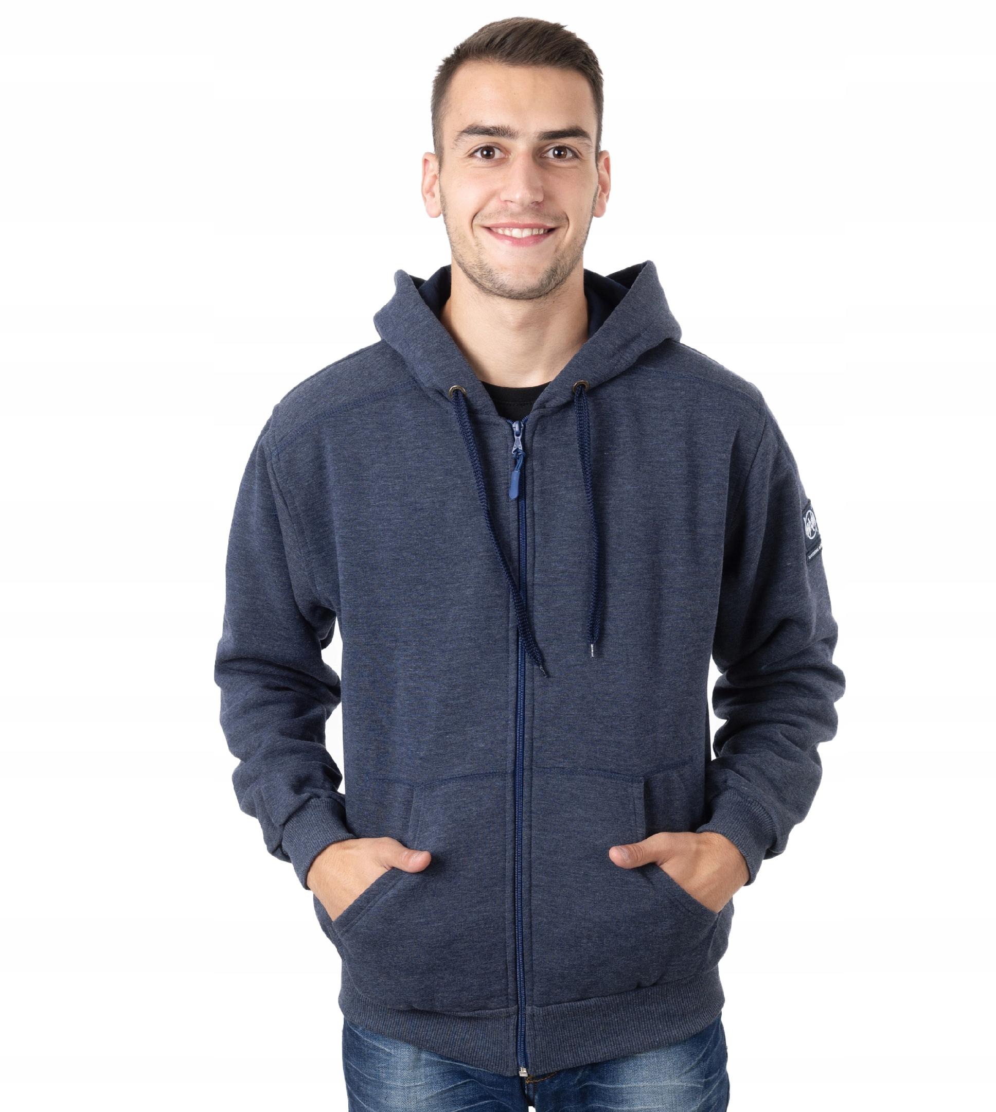 

Bluza Męska Rozsuwana z Kapturem Angeles r M jeans