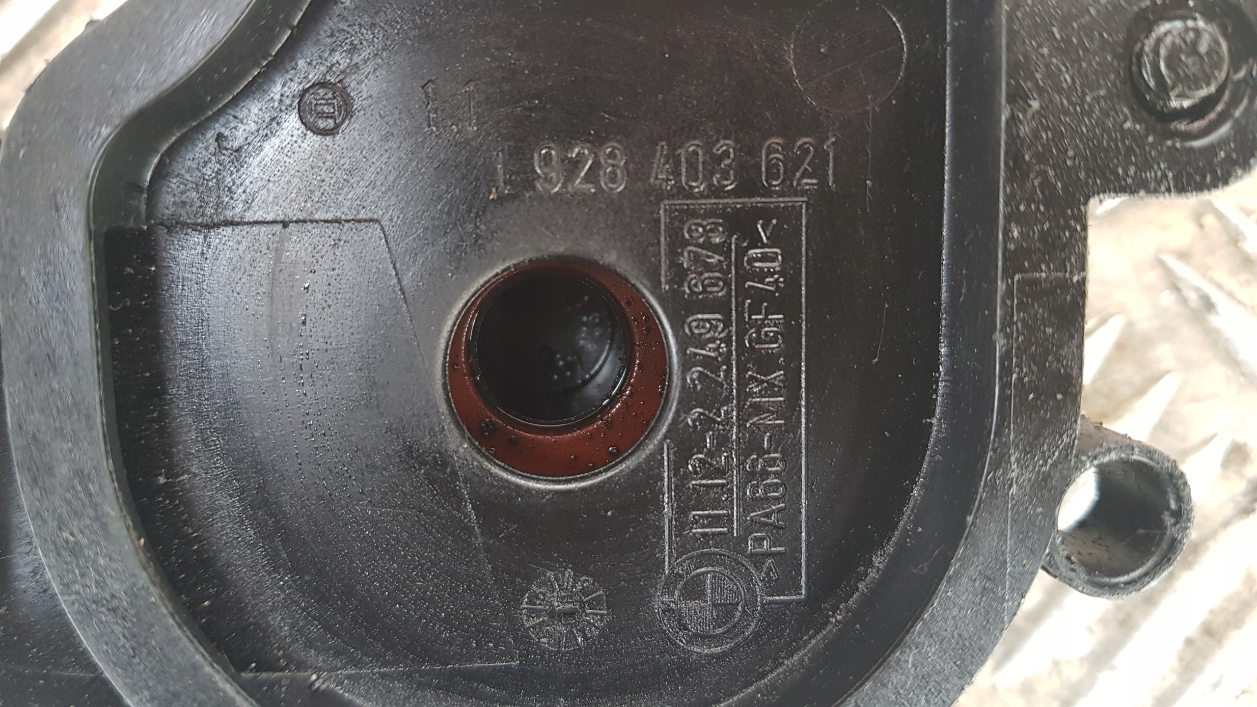 BMW E46 2.0 D ODMA SEPARATOR olio VALVOLA 2249678