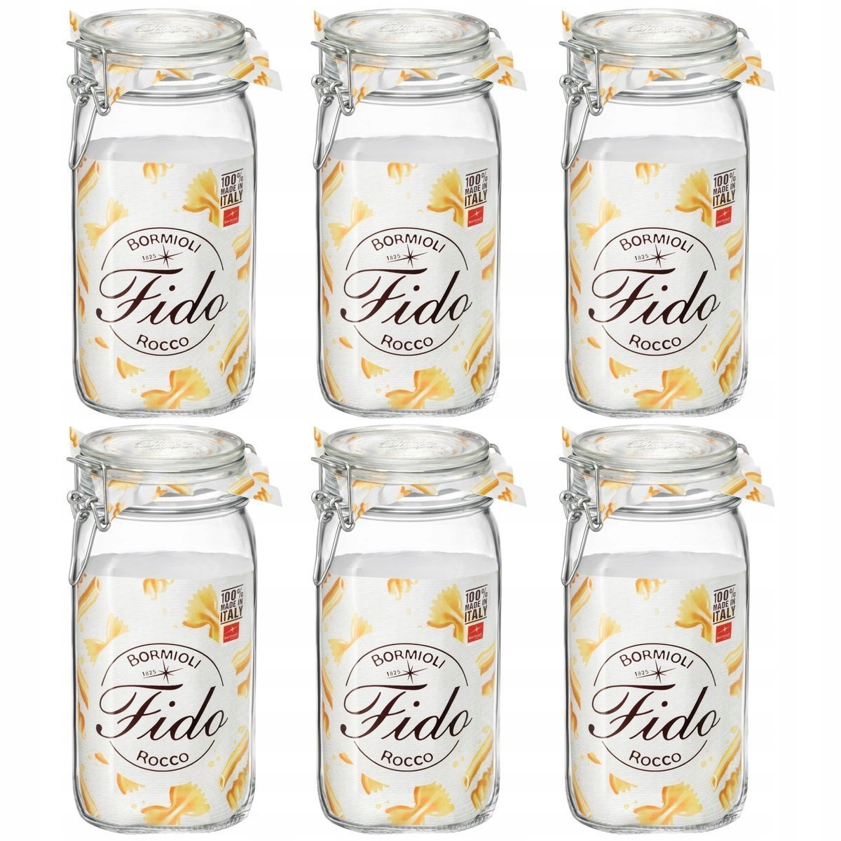 

6x Słoik Słoiki Bormioli Rocco Fido Przetwory 1,5L