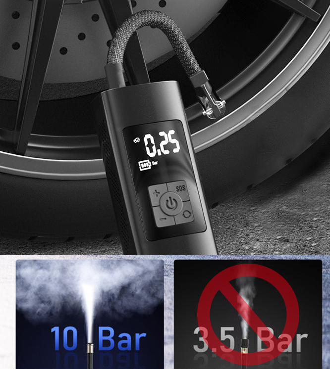 KOMPRESOR SAMOCHODOWY pompka ROWEROROWA AKUMULATOR Producent code other