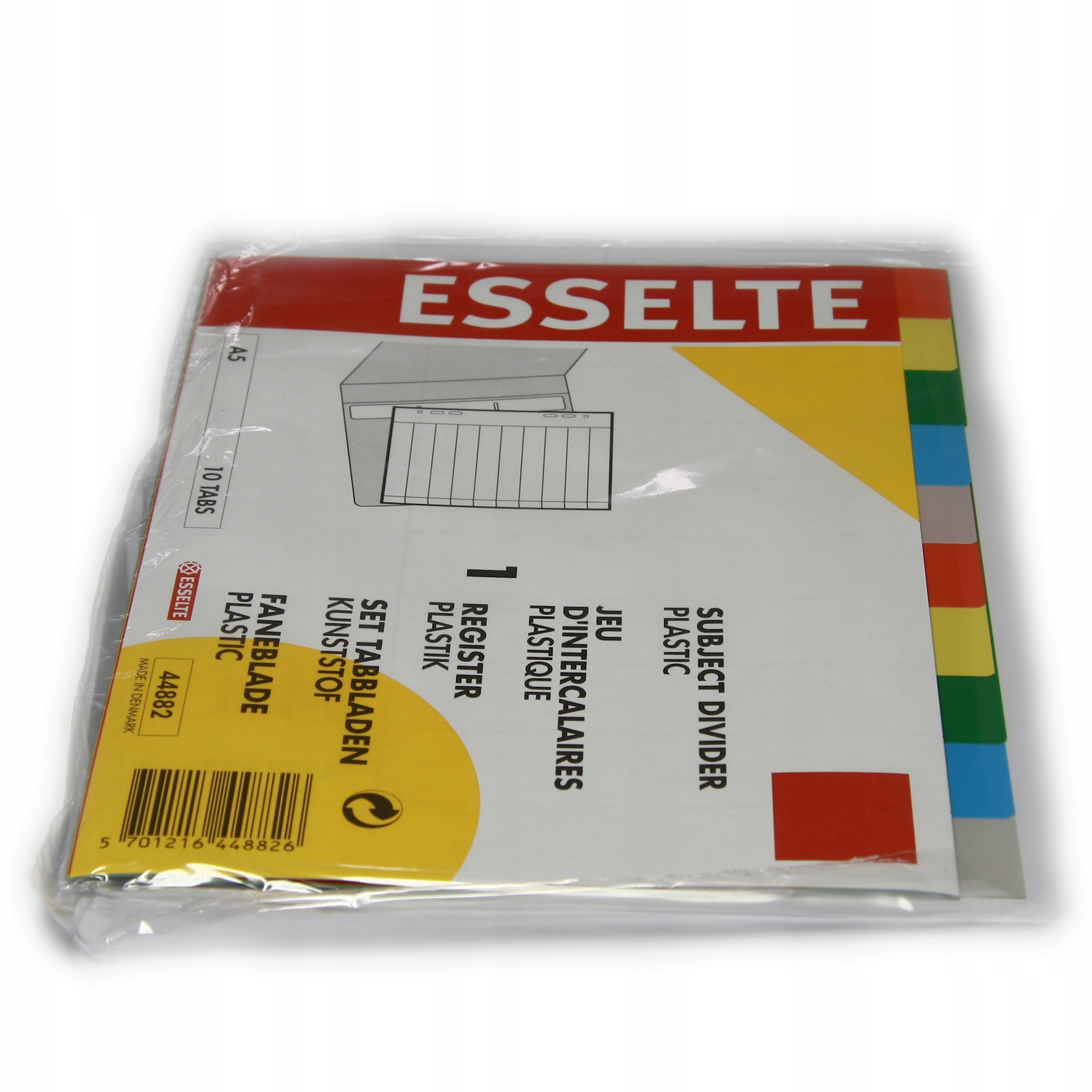 PRZEKŁADKI DO SEGREGATORÓW A5 KOLOROWE (10)