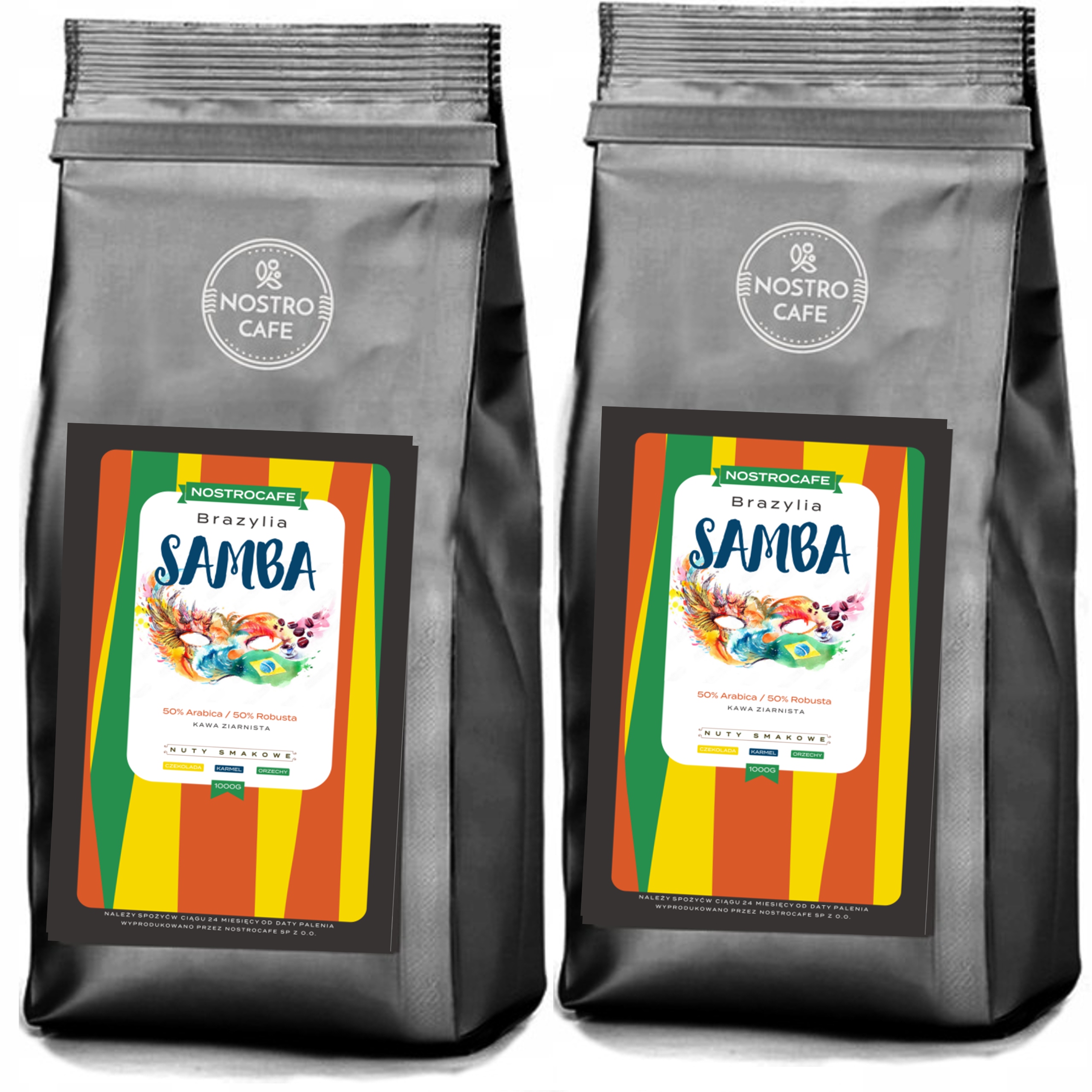 Levně Čerstvě Pražená Káva 2kg Brazílie Samba