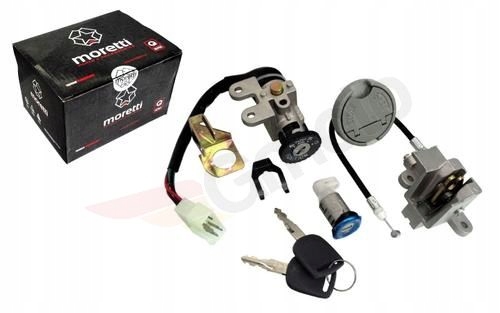 Stacyjka + zamki + korek wlewu GY6 4T 50 Moretti