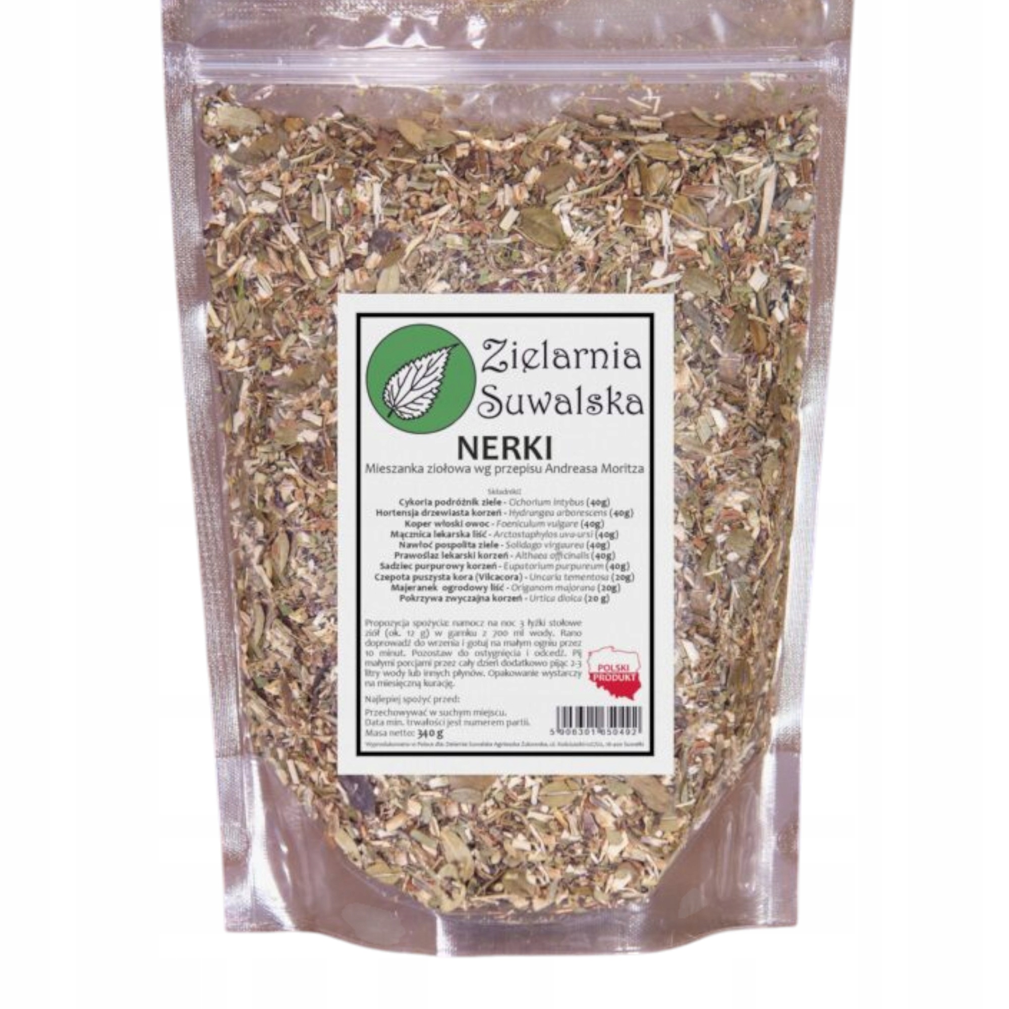 Zielarnia Suwalska Nerki 340g wg.Andreas Moritz