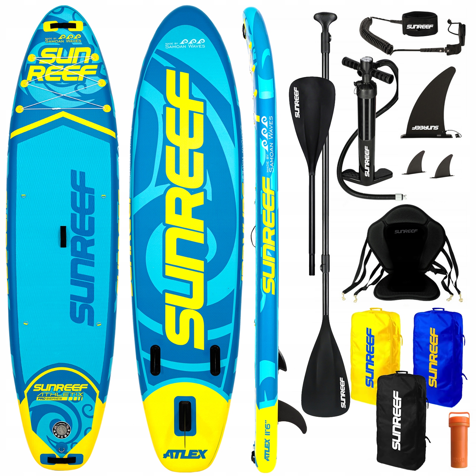 Sup deska Sunreef Blue 350 cm pádlo pagaj sedátko pumpa komplet!