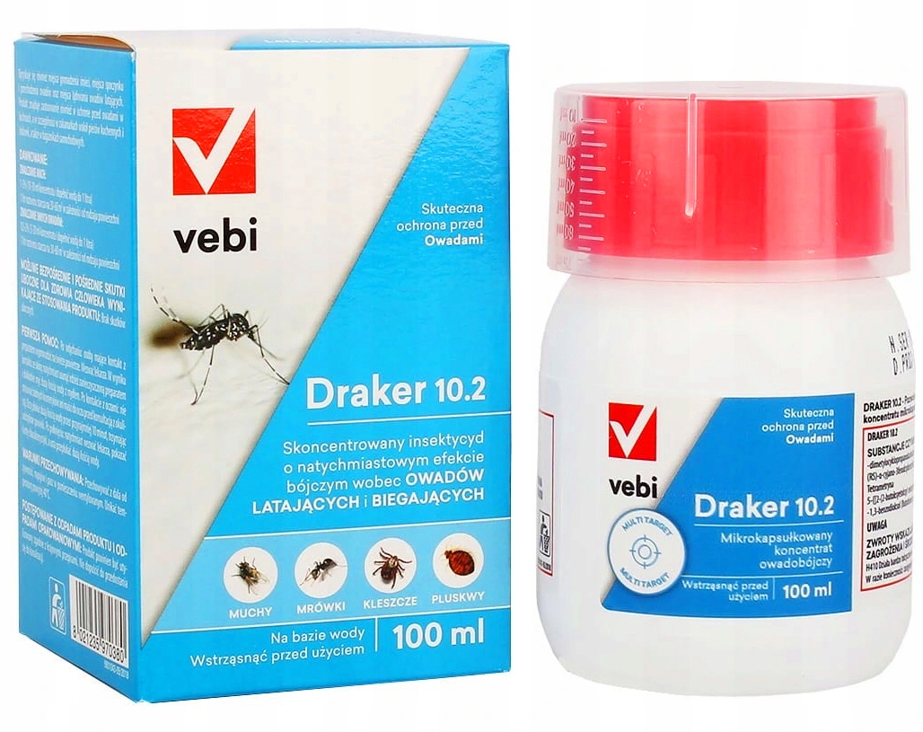 

Środek Na Osy Muchy Kleszcze Draker 10.2 100ML