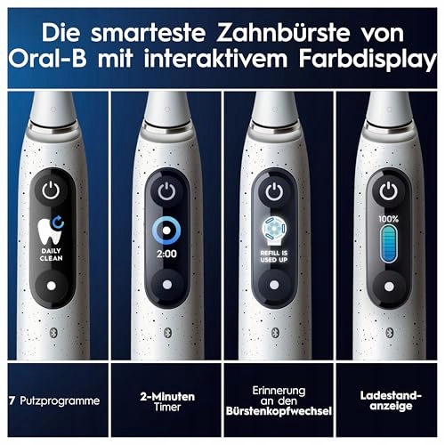 Oral-B iO Series 10 Plus Edition elektryczna szczoteczka z 3 Końcówkami ETU — miniatura 7