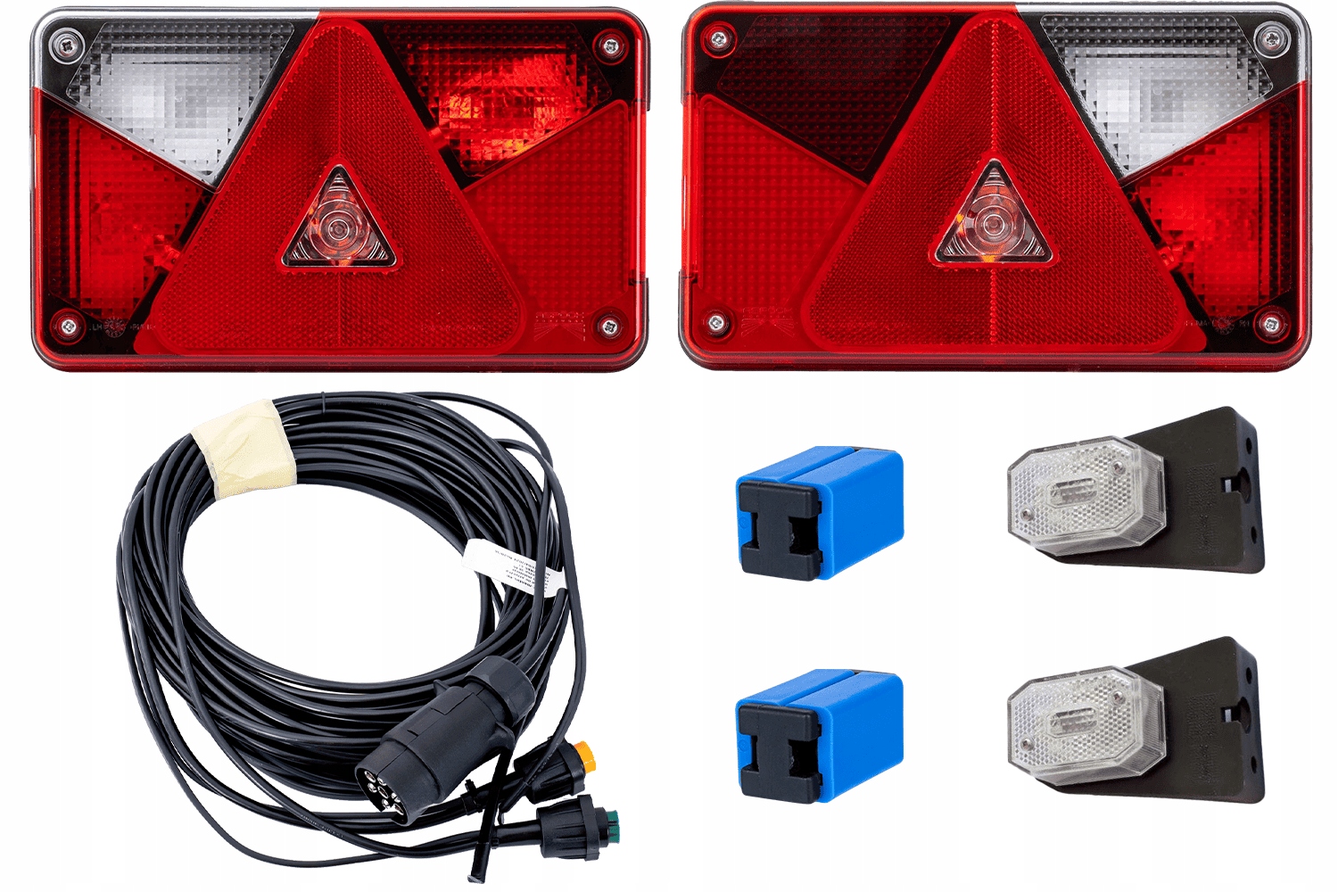 Sada světel pro přívěs: zadní obrysová světla paprsek 7 m 7-PIN