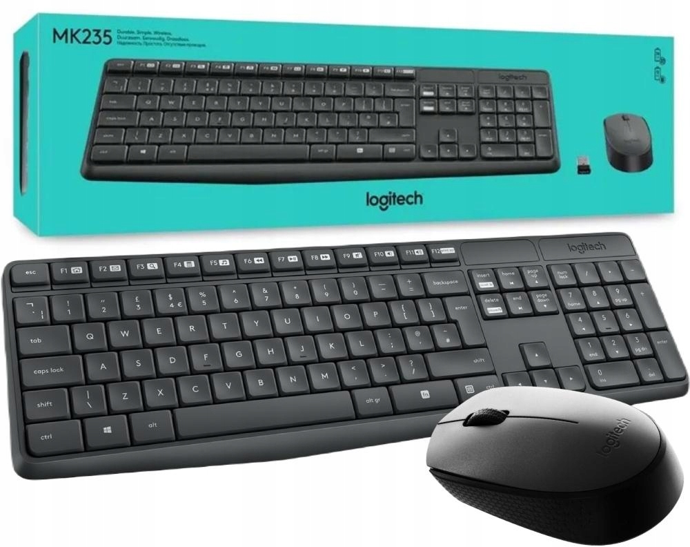 Bezdrátový set Logitech MK235 Wireless Desktop