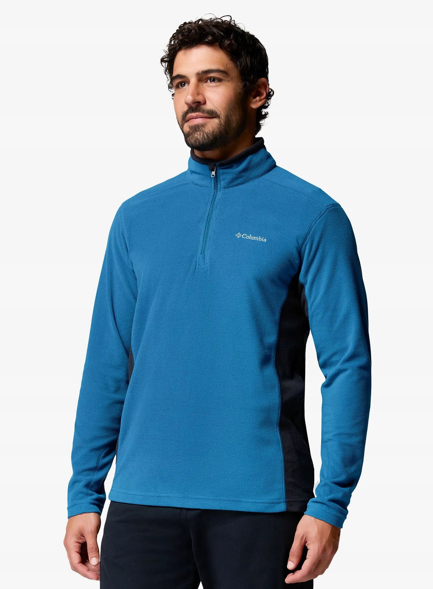 Mikina fleecová Columbia Klamath Range II 1/2 Zip phoenix blue/black XL