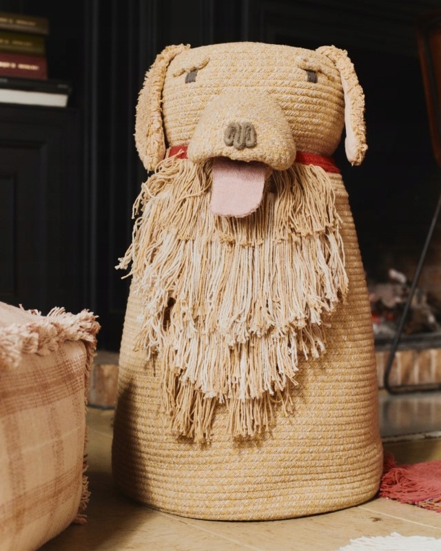 Lorena Canals Dekoračný kôš Luna The Golden Retriever