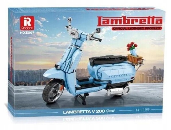 Klocki Lambretta V200 Blue 1169el
