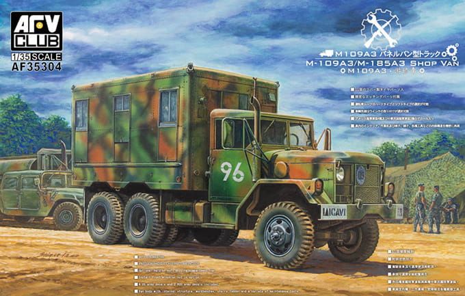 M109A3 2,5 tuny 6×6 obchodní dodávka 1:35 Afv Club AF35304