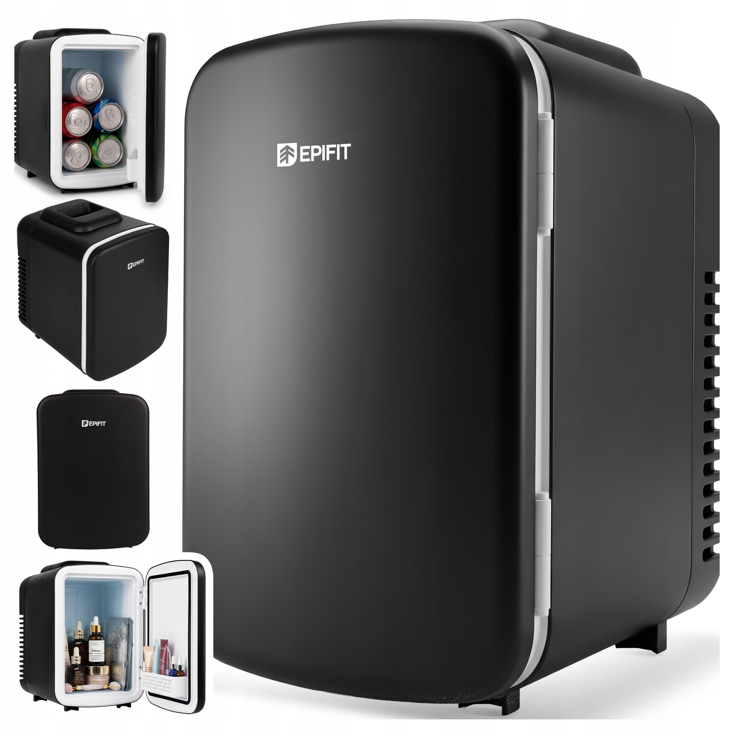 Lodówka Turystyczna Samochodowa 12V 230V 4L Z Funkcją Grzania I Chłodzenia