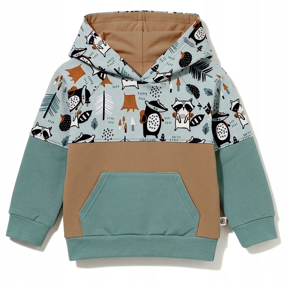 TuSzyte Bluza bawełniana dresowa, z kapturem, chłopięca, Pl R.104