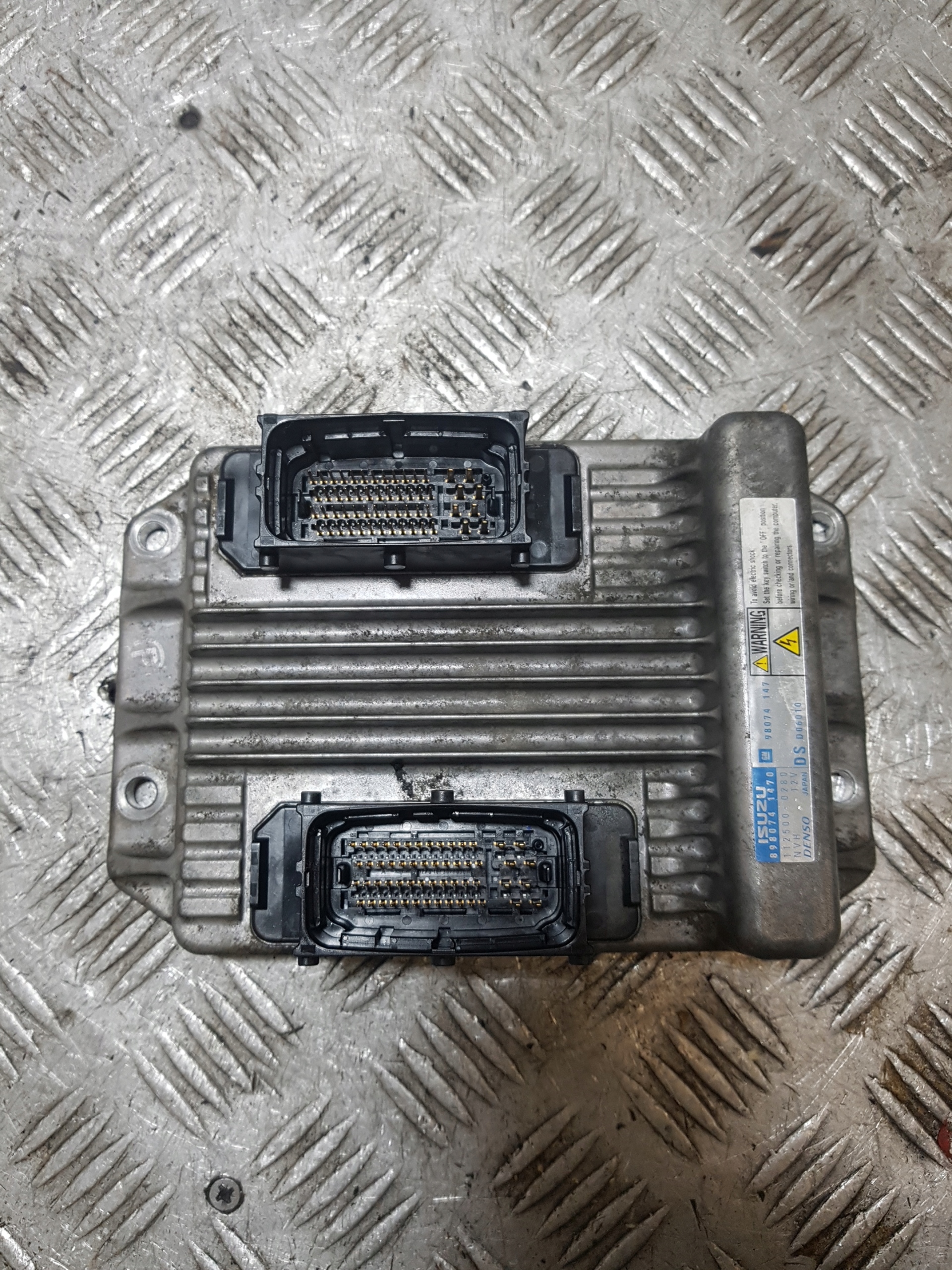 computer of the engine control unit OPEL MERIVA A 8980741470 98074147