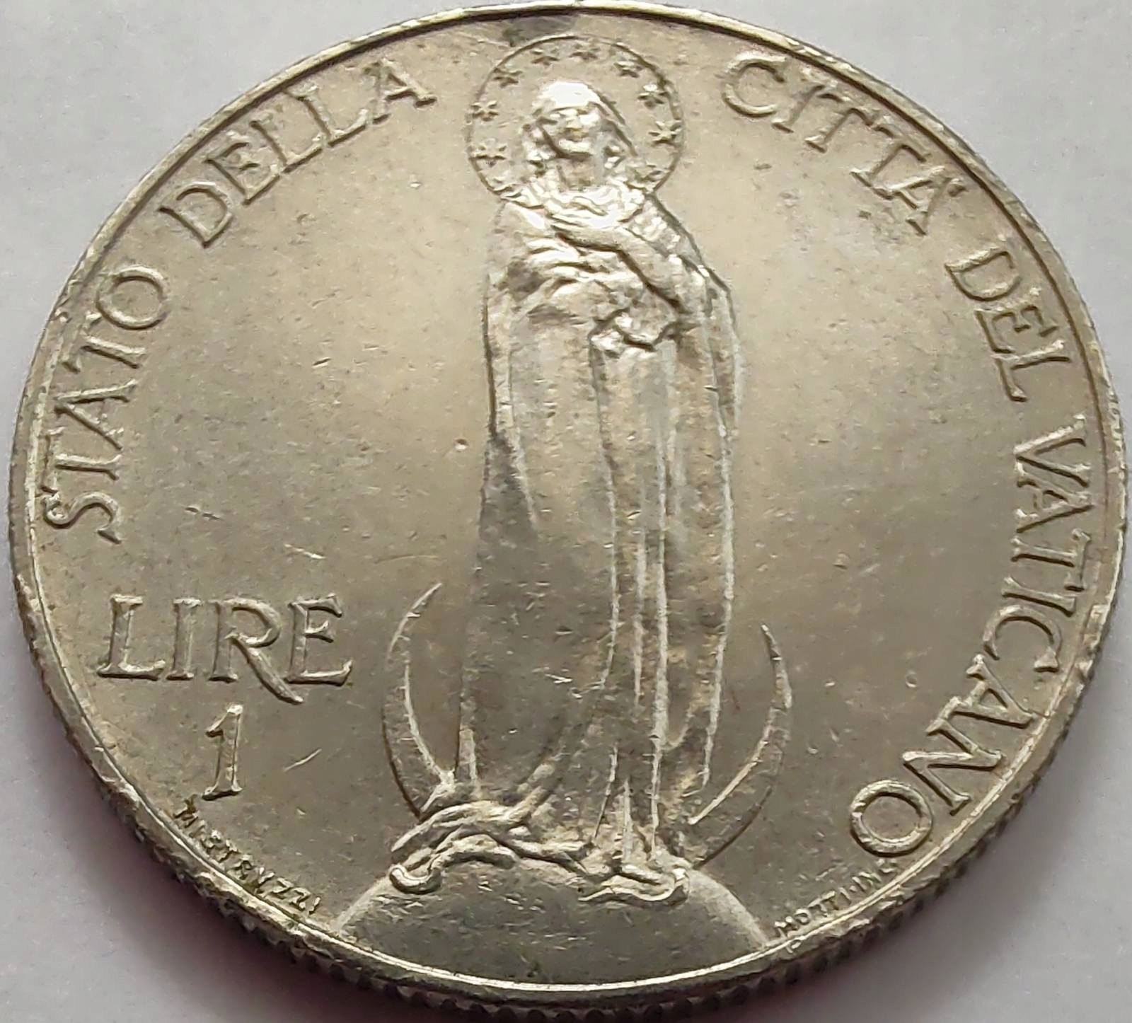 2576 - Watykan 1 lir, 1937