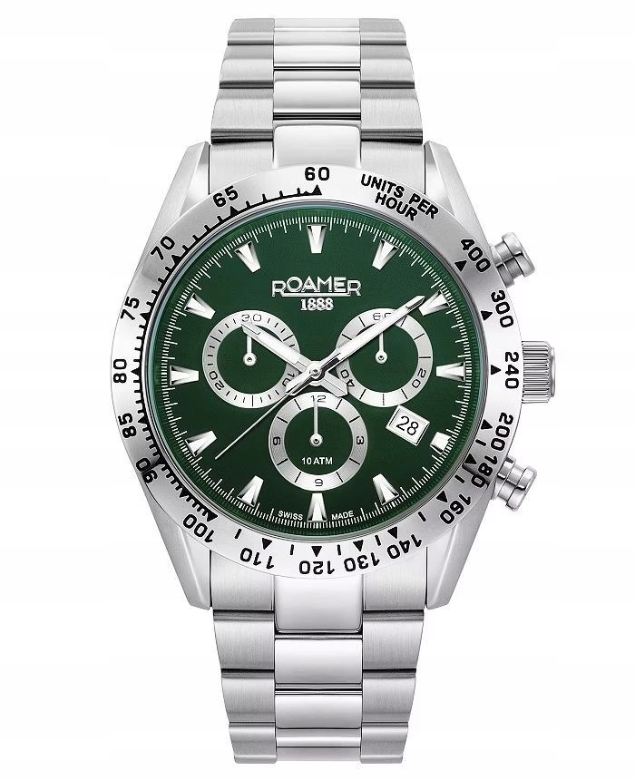 Pánské Hodinky Roamer Monza 100 Chrono 850837-41-75-20 42 mm 10ATM
