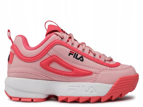 Buty dziecięce Fila 101056773W Disruptor Kids Różowe 31