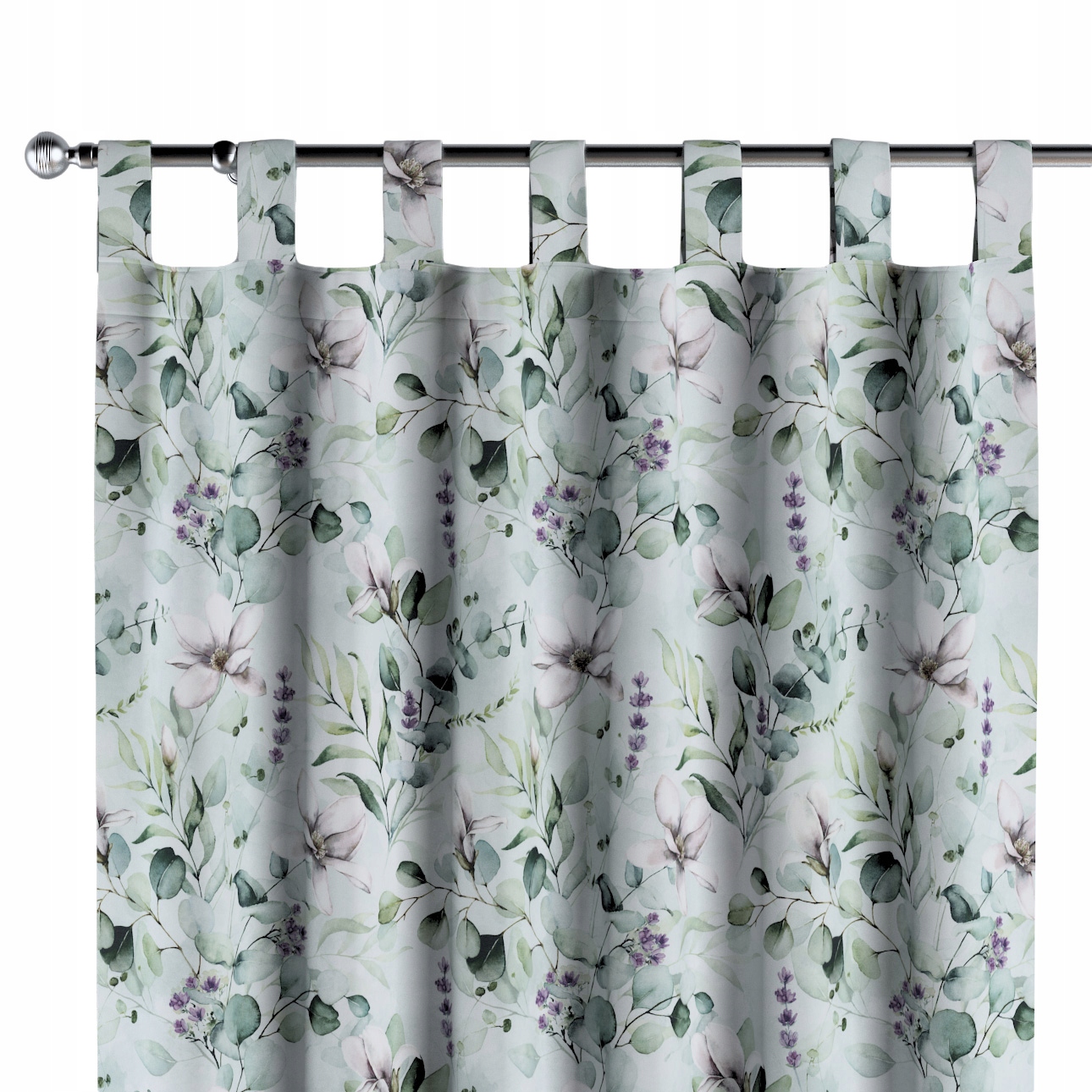 Dekoria Záves na traky 1 ks 130x260 cm odtiene zelenej