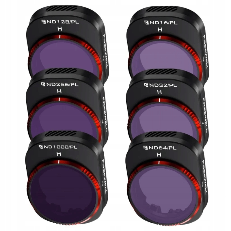 Freewell Polarizační filtry Nd/pl 6 32 64 128 256 1000 pro Dji Mini 4 Pro
