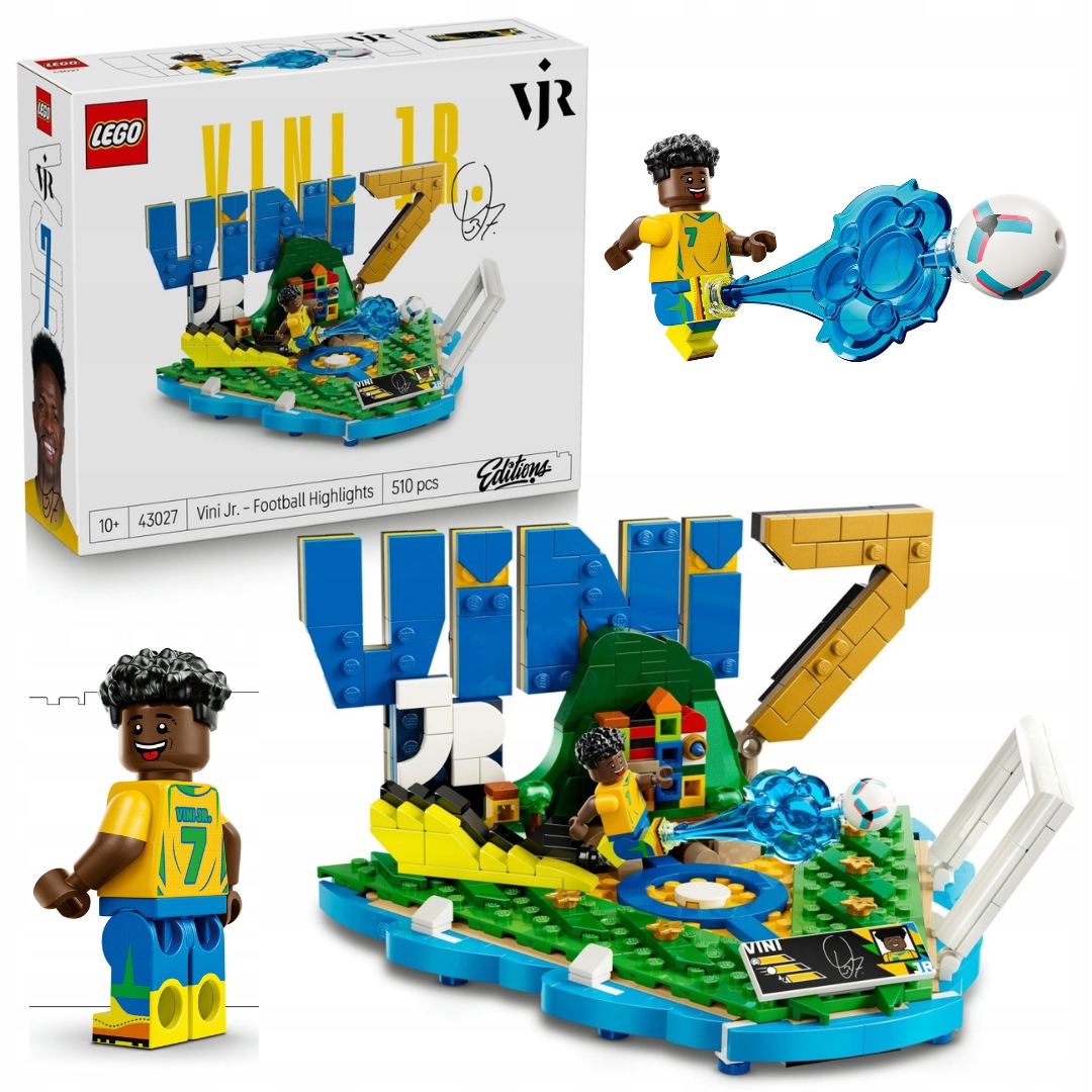 Lego Editions 43027 Vini Jr. Fotbalové momenty 10+ Minifigurka