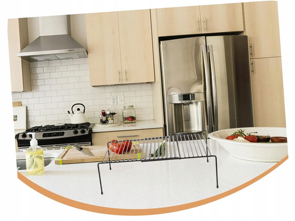 PÓŁKA METALOWA REGULOWANA SZEROKOŚĆ ROZKŁADANA JEDNOPOZIOMOWA ORGANIZER Materiał metal