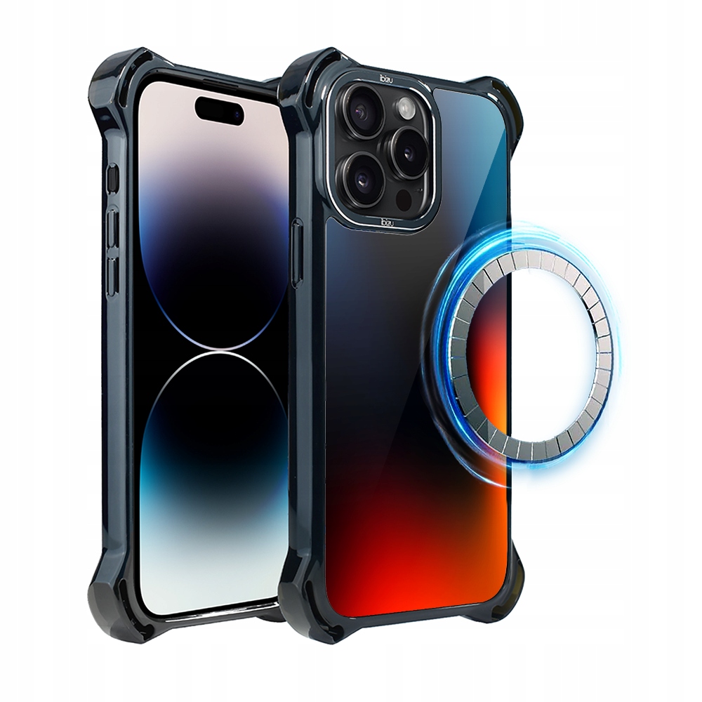 Pouzdro Ibizu DropGuard Ultra s MagSafe pro iPhone 14 Pro Max, tmavě modré