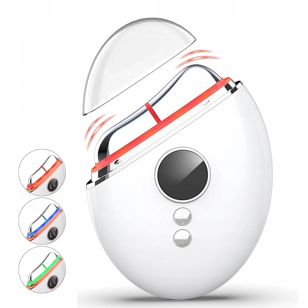 Přístroj Pro Masáž Obličeje Ems Gua Sha Led Světelná Terapie 3 Režimy