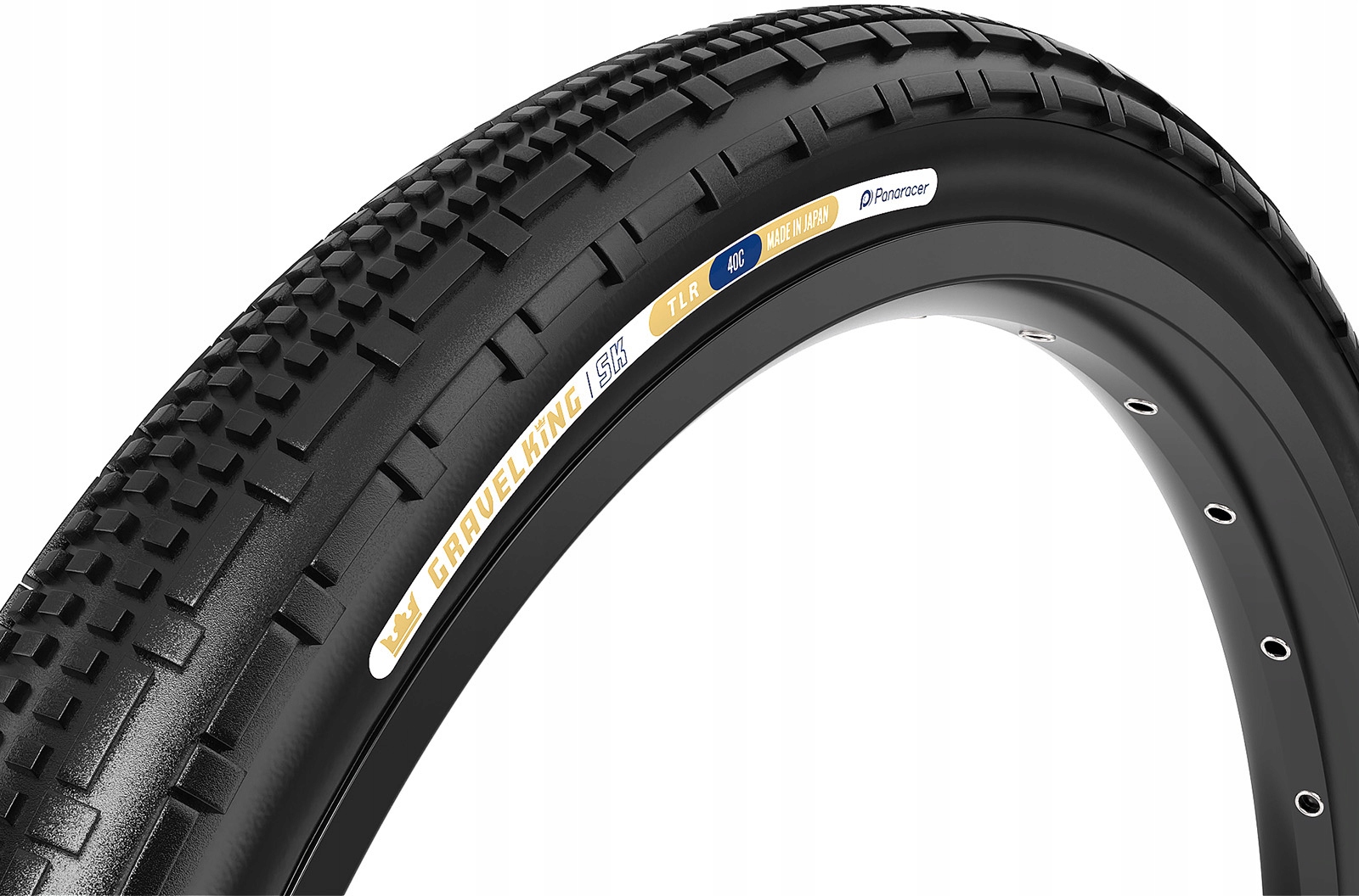 Zwijana Opona Panaracer GravelKing Sk 700x35C Tlr Czarna 420g Gravel