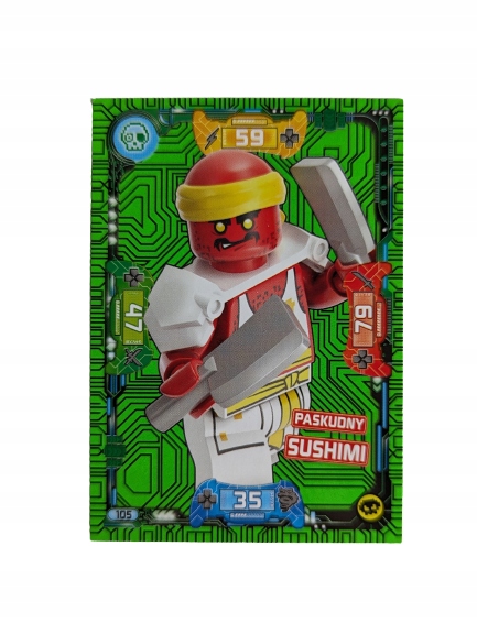 Karta Lego Ninjago Seria 5 Numer 105