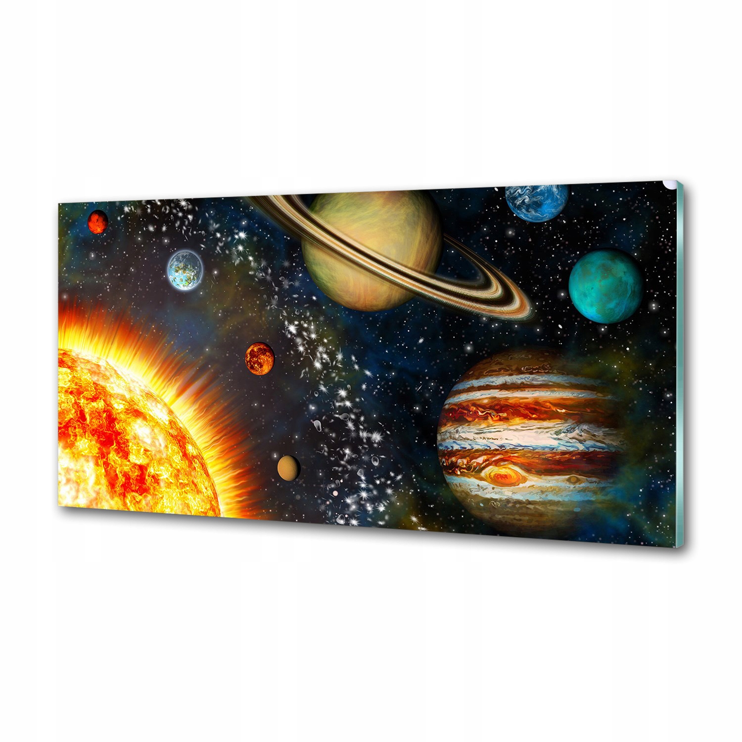 Panel do kuchyne Slnečná sústava 100x50 cm Lepidlo