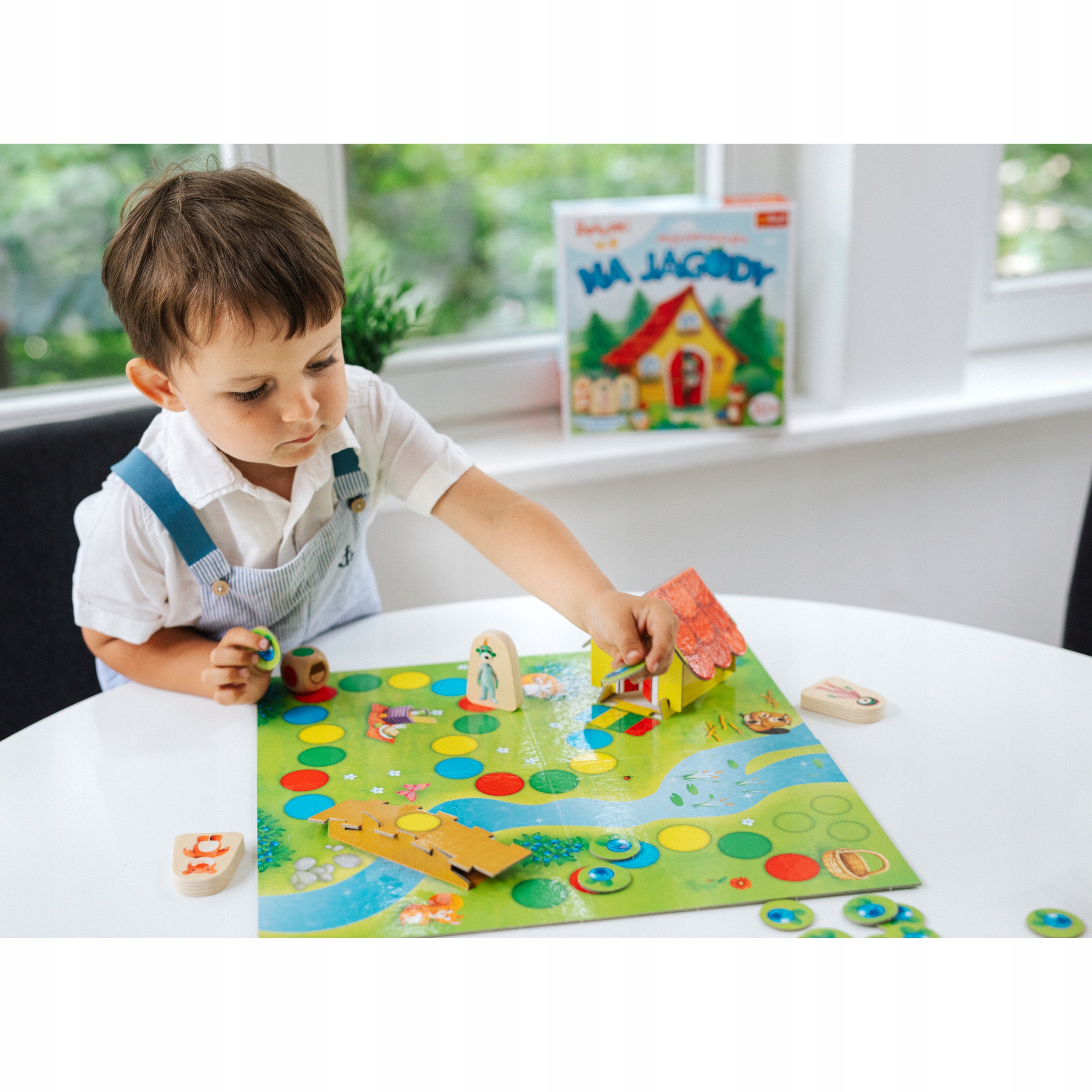 GRA PLANSZOWA RODZINNA MOJA PIERWSZA GRA NA JAGODY BOBASKI MIŚ 02063 TREFL Typ Podstawa