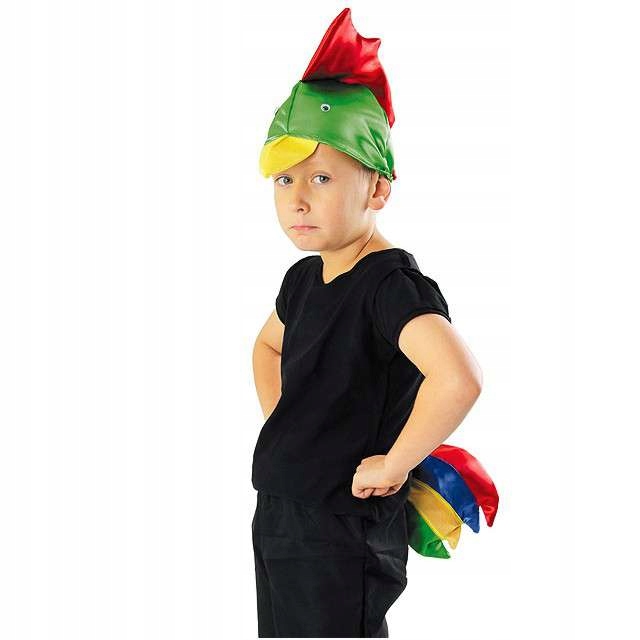 ZESTAW KOGUT czapka KOGUTA strój kogucik OGON bal