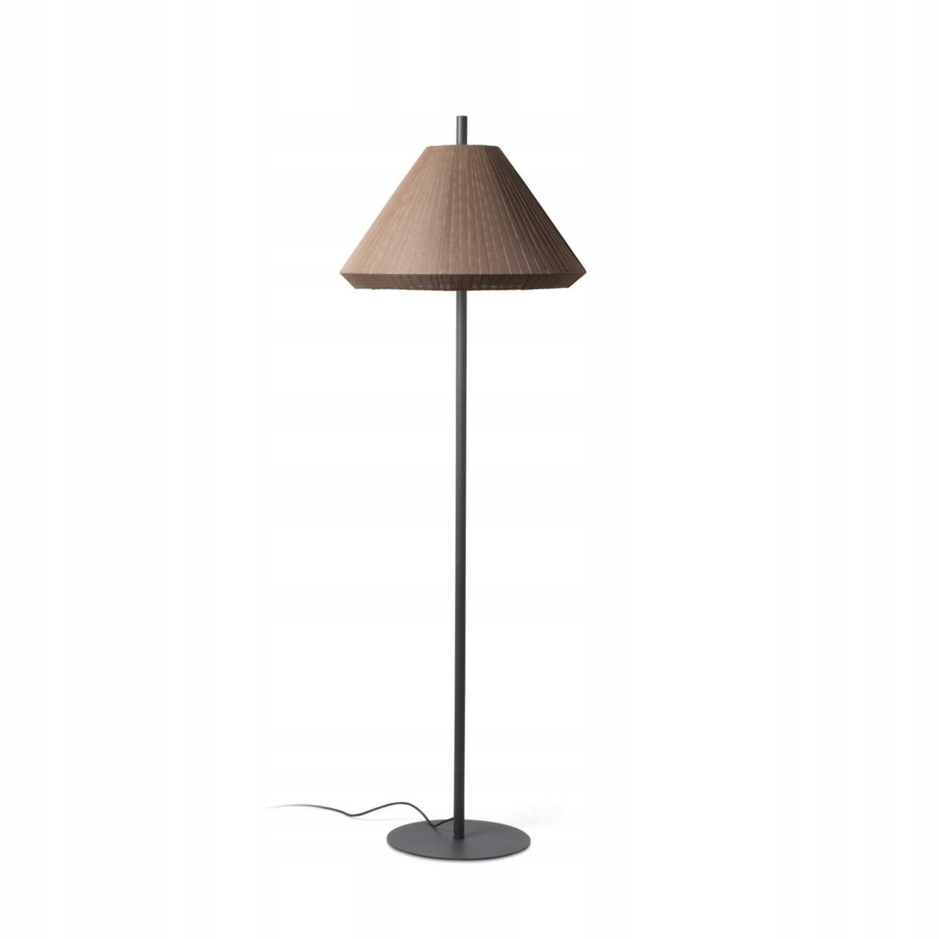 Faro Saigon šedá/hnedá stojacia vonkajšia lampa, 195 cm, IP65, E27