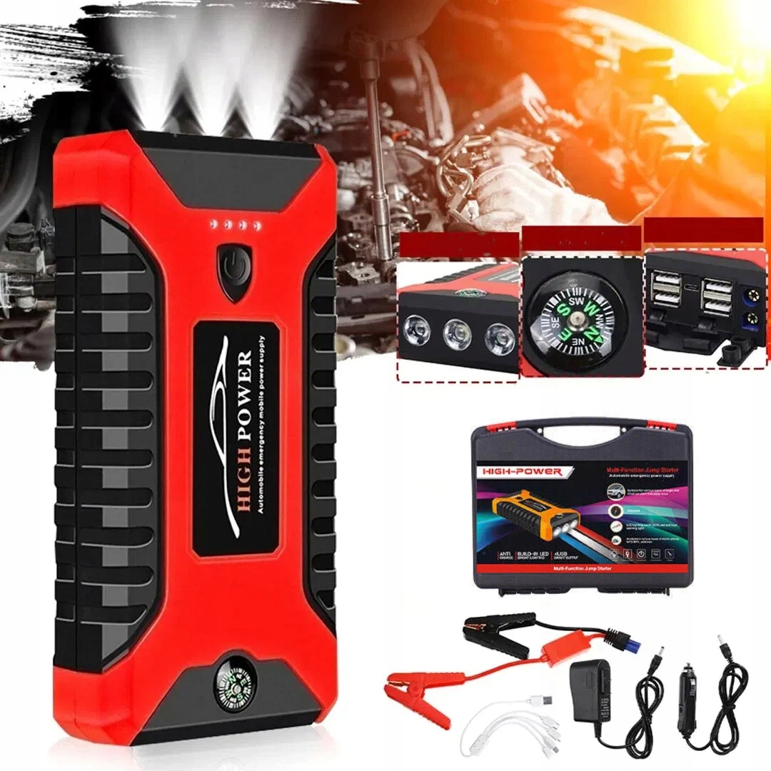 Power Banka Startér Automobilová Powerbanka Zařízení 12V 5200mAh