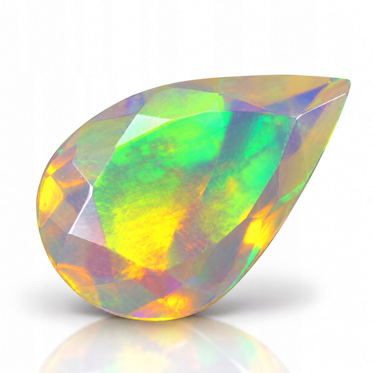 Přírodní opál 1.24 ct Lžička Etiopie certifikát Wbd