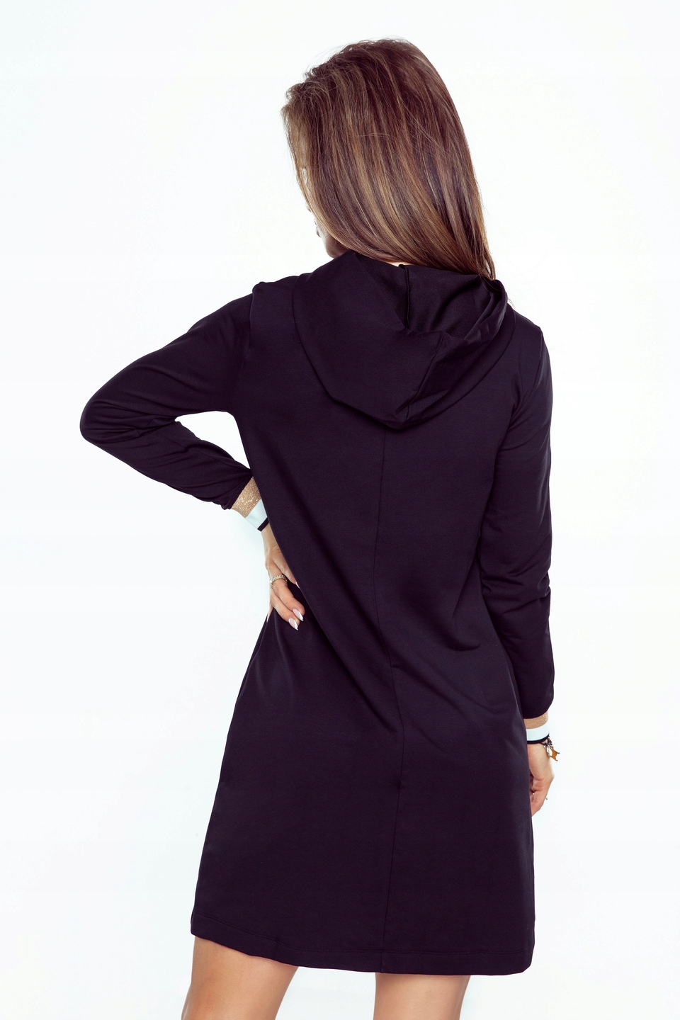 Eldar oversize'owa tunika Enia czarna L Rozmiar L