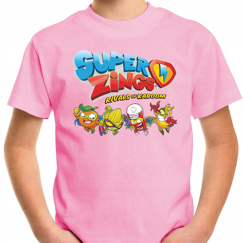 T-SHIRT KOSZULKA DLA DZIECKA SUPER ZINGS 128 SUPER JAKOŚĆ