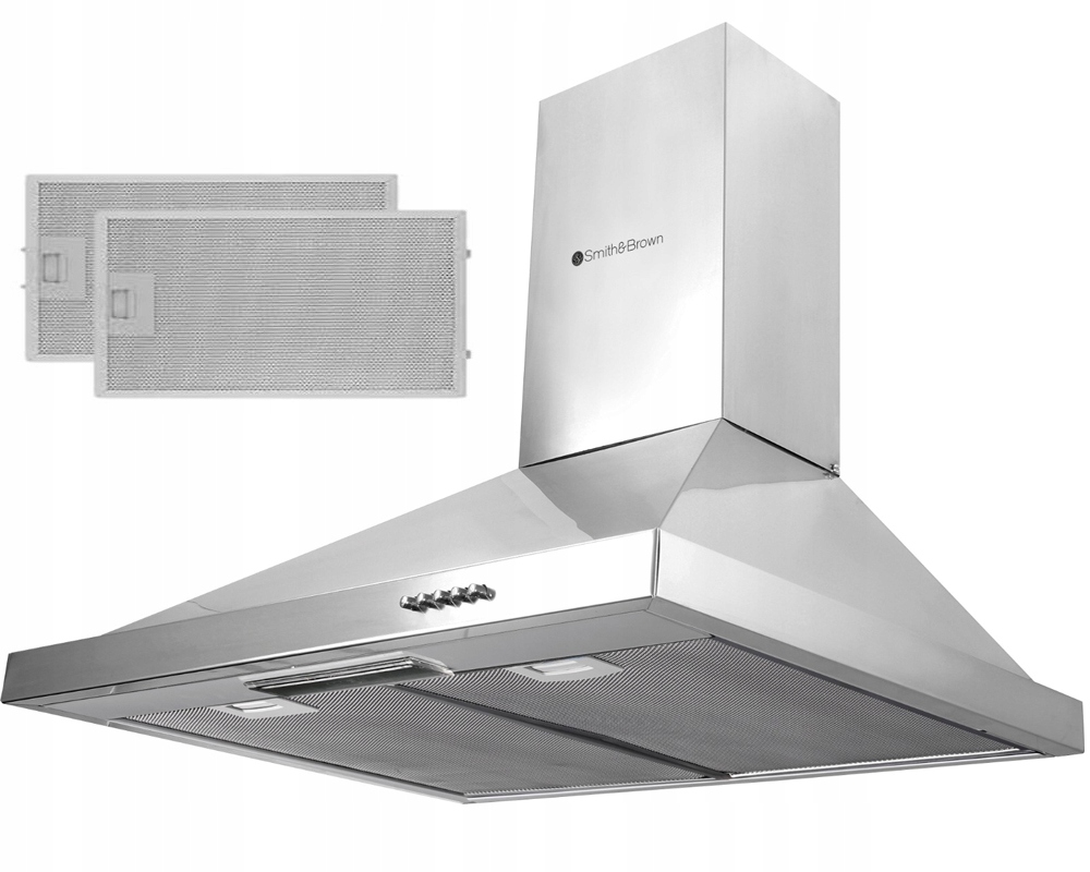 2X Okap Smith&brown SHCP-651-I2 60 Srebrny