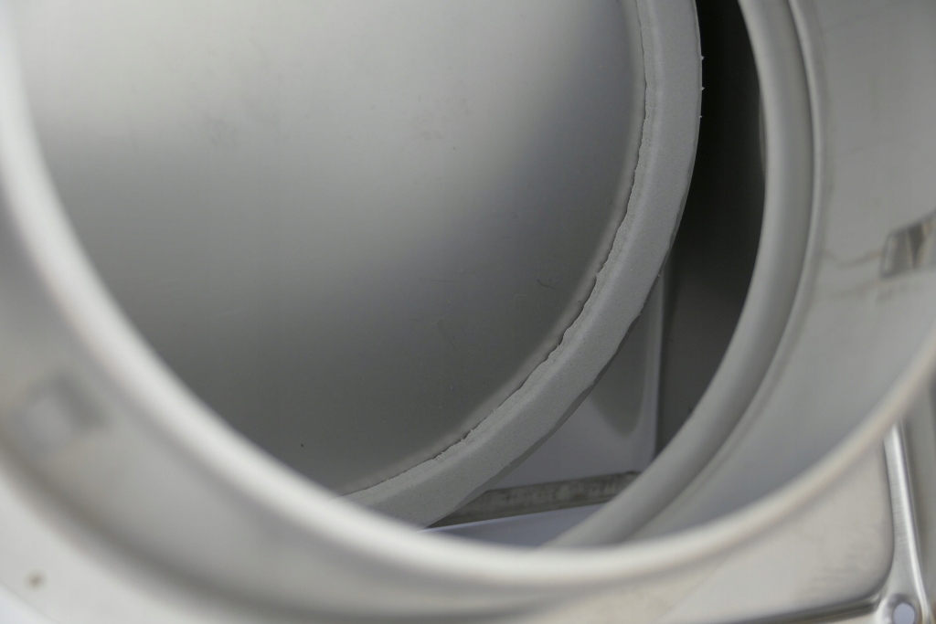 WYRZUTNIA KRATKA Z KLAPA ZWROTNA ZAWÓR SUA Ø100 mm NIERDZEWKA KWASÓWKA INOX Marka inna