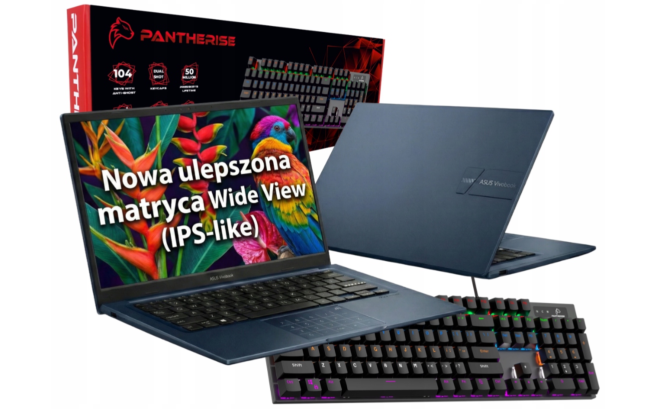 Asus Vivobook X1404VA Intel i3 1315U 6x4.5GH 16GB 1TB 14" Wide View Fhd W11