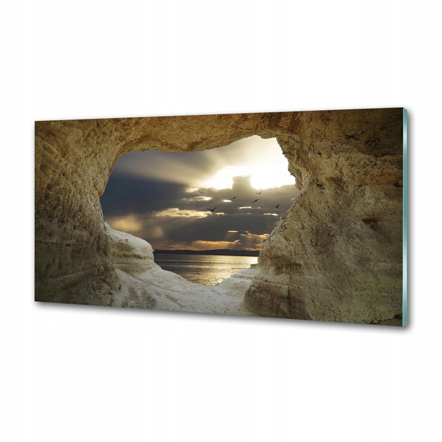 Kuchyňský panel Přímořská jeskyně 120x60 Lepidlo