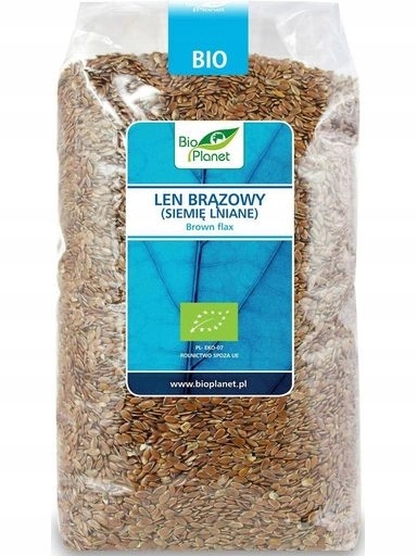 3x Len hnědý (lněné semínko) Bio 1 kg