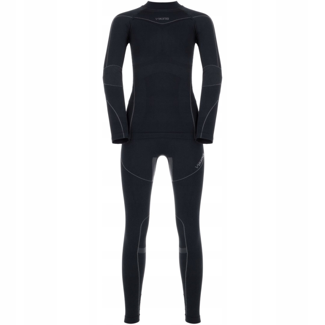 Spodní prádlo Jr Viking Fliper Set černé vel. 140-152