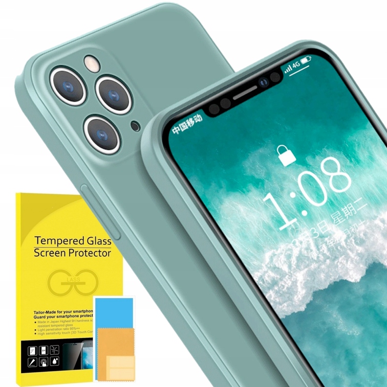 

Etui Premium Silicone Szkło do iPhone 13 Pro