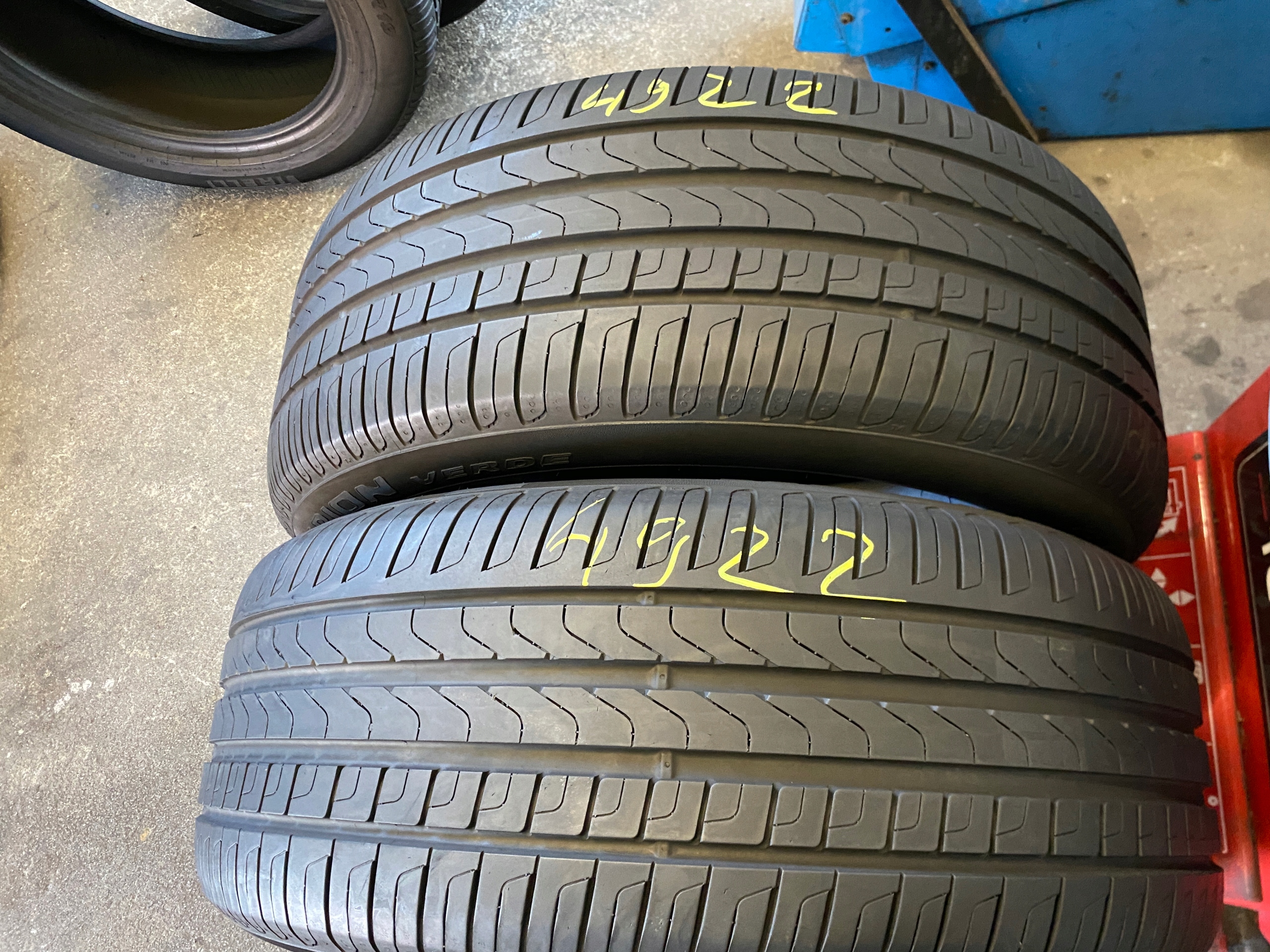 2 tyres summer 255/50R19 Pirelli Scorpion Verde as new 7mm